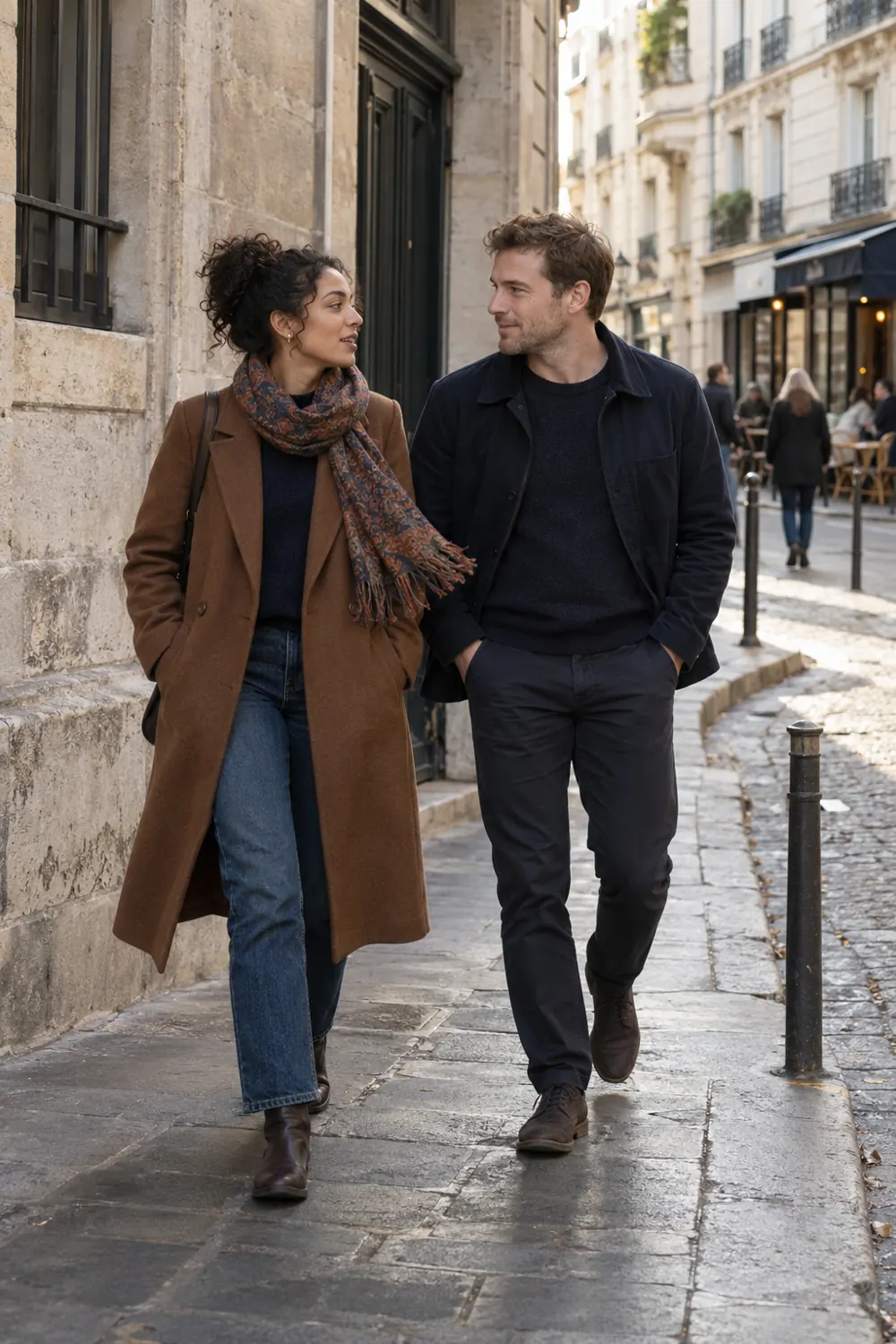 AI-generated Paris pre-wedding concept sample